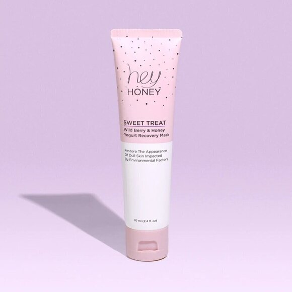 Hey Honey - Sweet Treat Wild Berry & Honey Yogurt Recovery Mask, 70ml/2.4oz -NEW - Picture 1 of 3